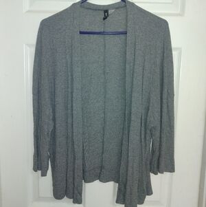 H&M Divided Gray Women's Lightweight Open Cardigan